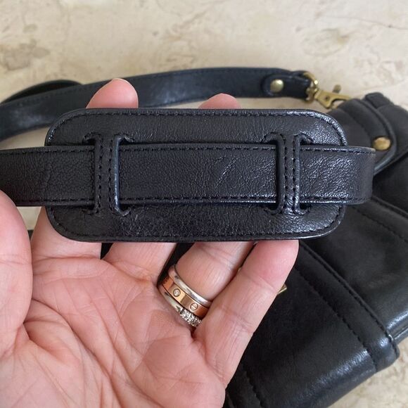 Kooba Leather Convertible Baguette Clutch Shoulder Bag - Picture 6 of 14